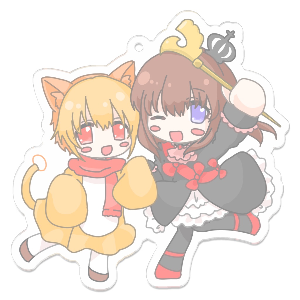 真里亞&さくたろう アクリルキーホルダー