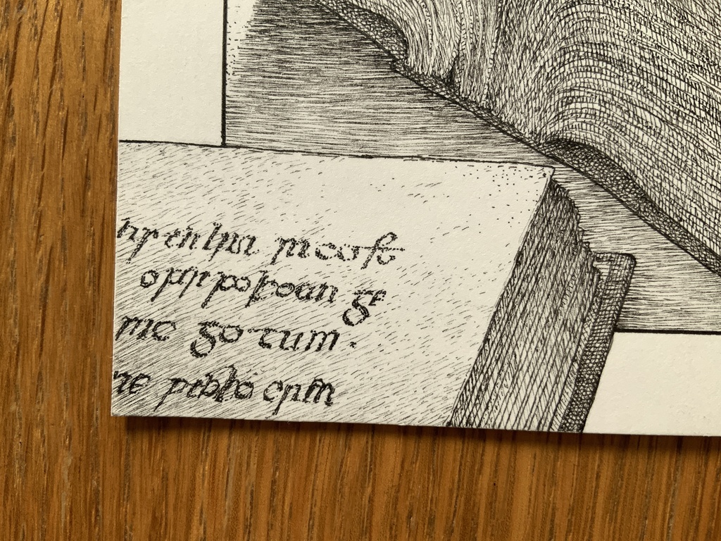 原画『遠い夜の本たち』