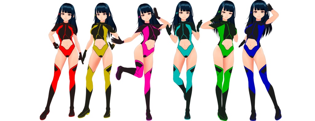 Body suit in six colors