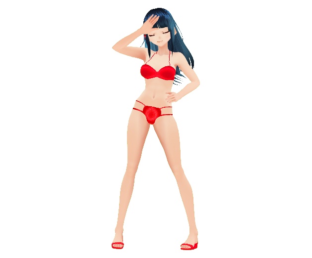 Bikinis in seven colors