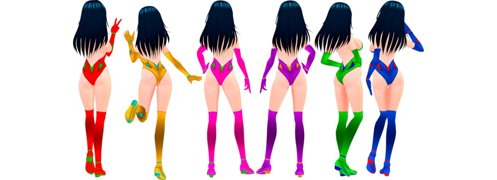 Body suit in six colors