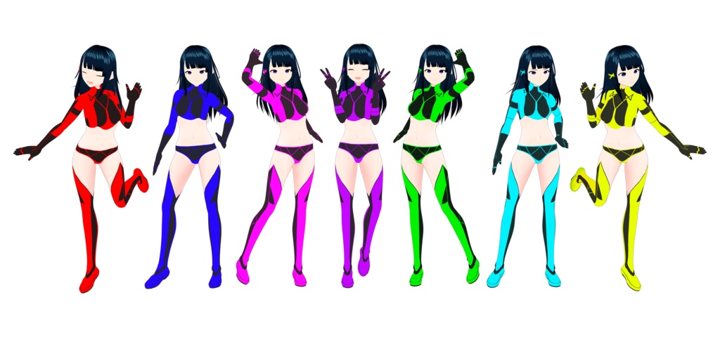 Body Suit 5S in seven colors