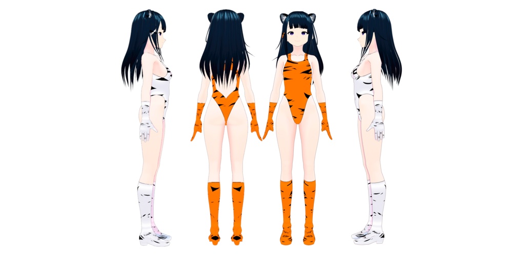 Thanks for 100 followers free cow and tiger suits