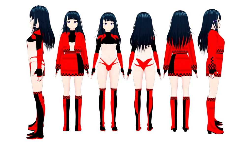 Outfit like a Race Queen in seven colors