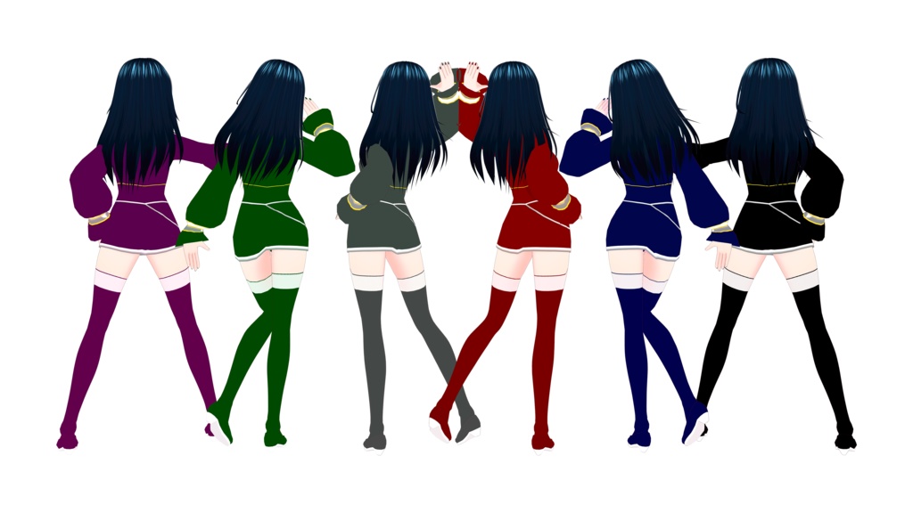 Simple uniform in six colors