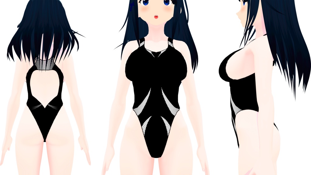 Simple swimsuit in seven colors