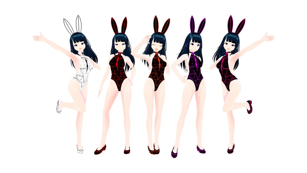 Simple Bunny Suit in ten variations