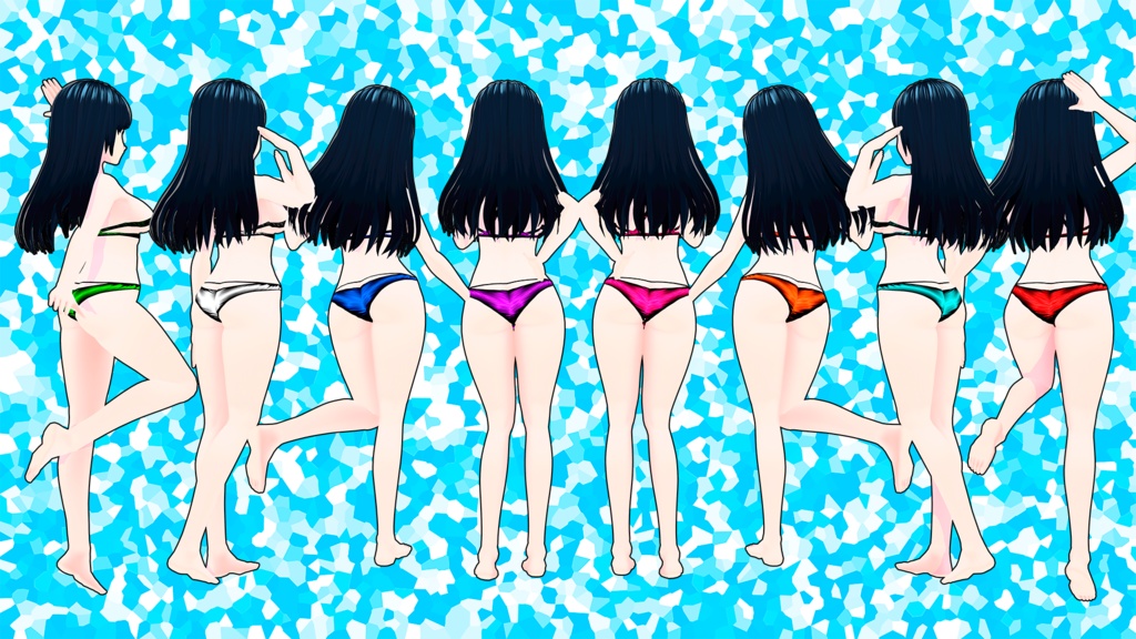 Thanks for 200 followers, we are giving away bikinis in 8 different colors!