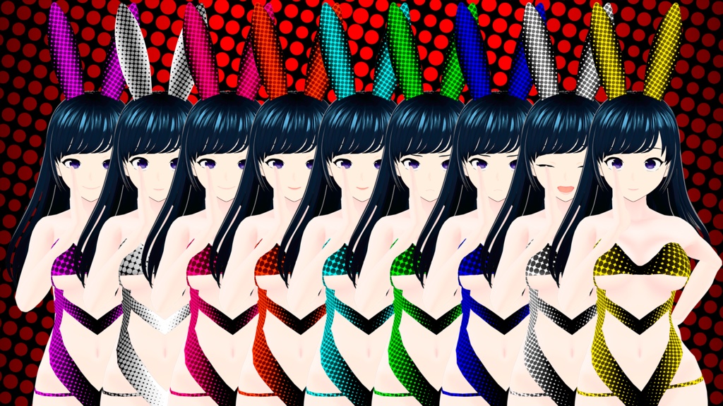 Bunny swimwear in ten colors