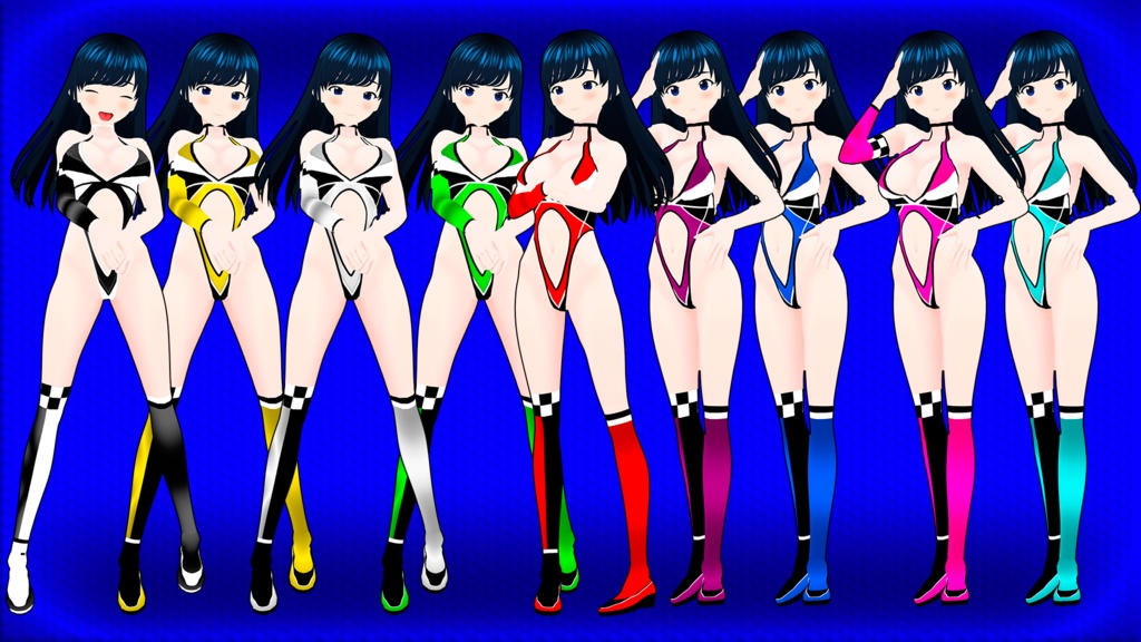 Race queen Body Suit in nine colors