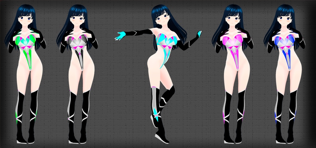 Bodysuit in sixteen colors
