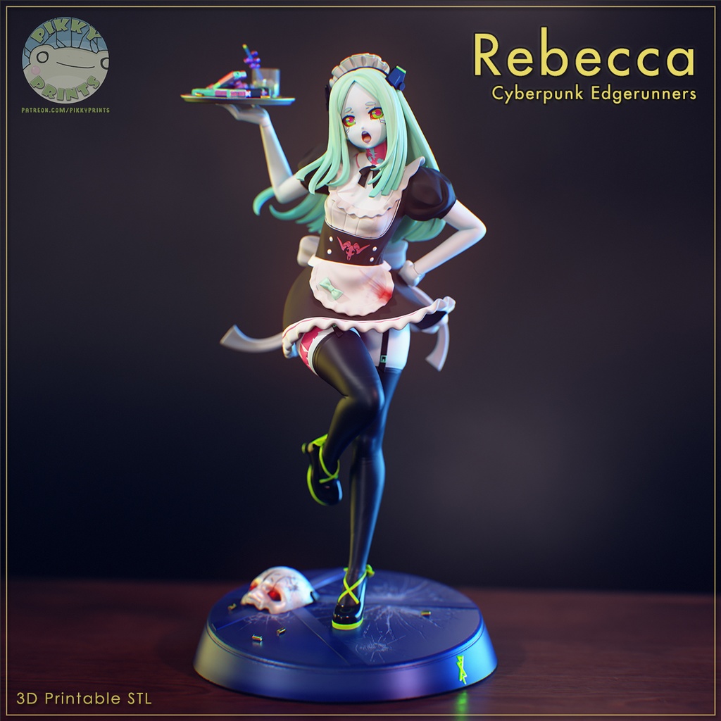 メイドレベッカ | サイバーパンク エッジランナーズ【3D