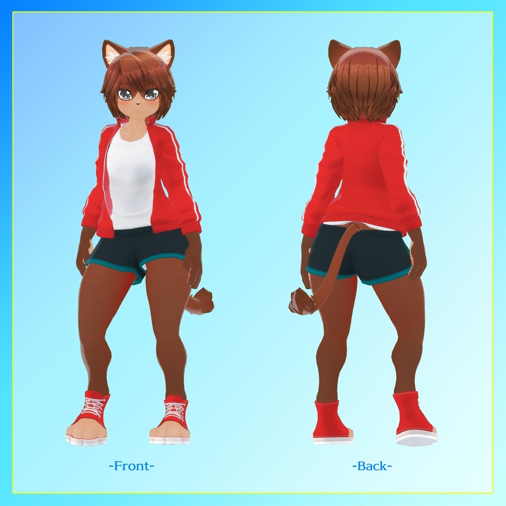 【ミーティア専用衣装モデル】スポーツ私服セット