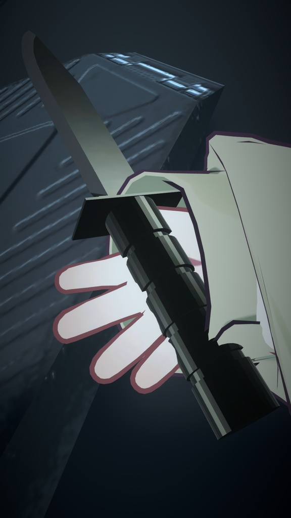 シンプルミリタリーナイフ