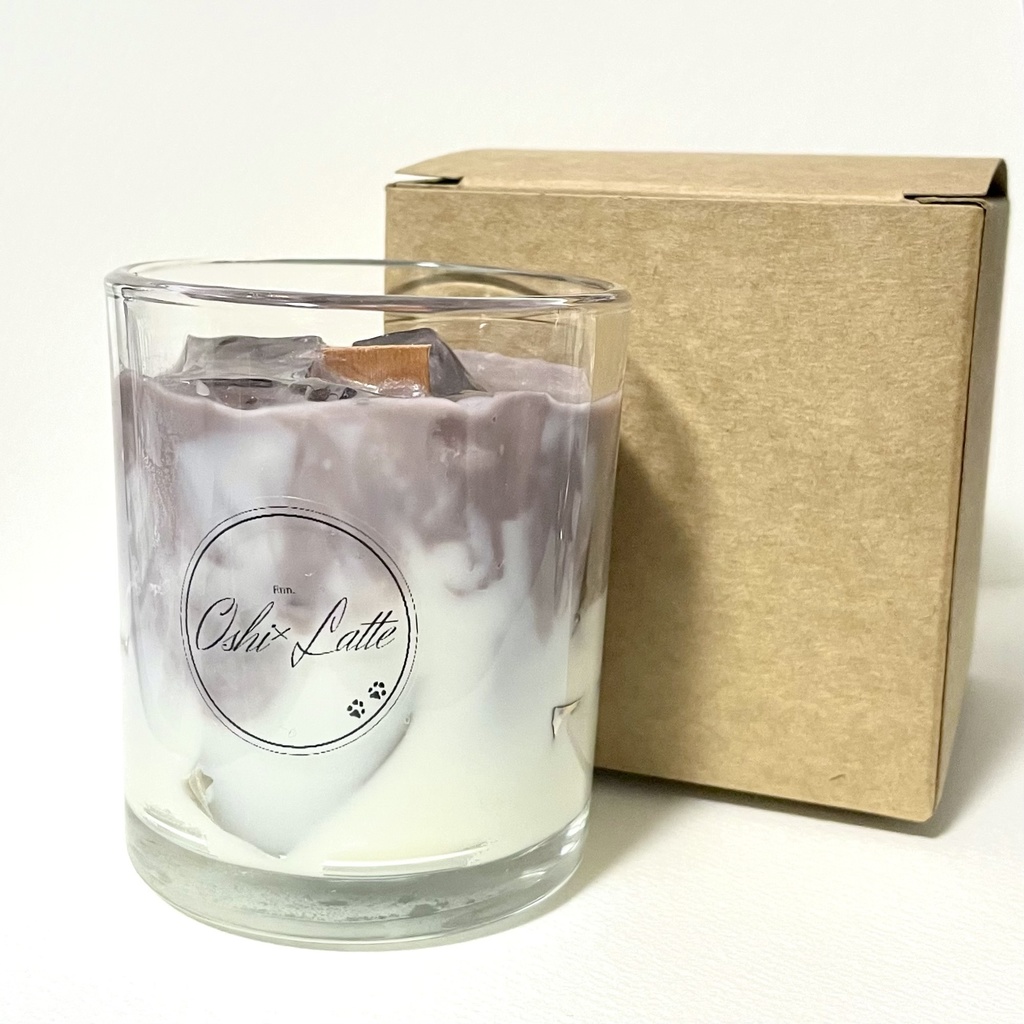 【オーダーメイド】Oshi×Latte 木芯キャンドル