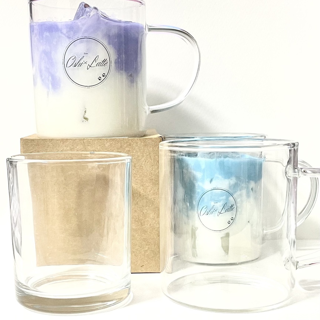 【オーダーメイド】Oshi×Latte 木芯キャンドル