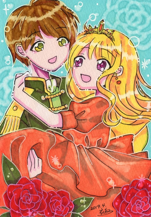 むかしに描いた原画