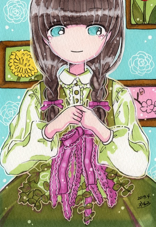むかしに描いた原画