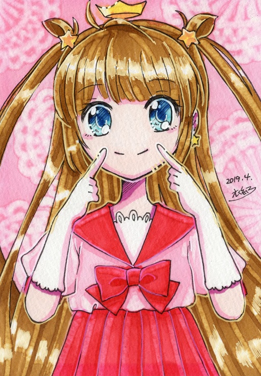 むかしに描いた原画