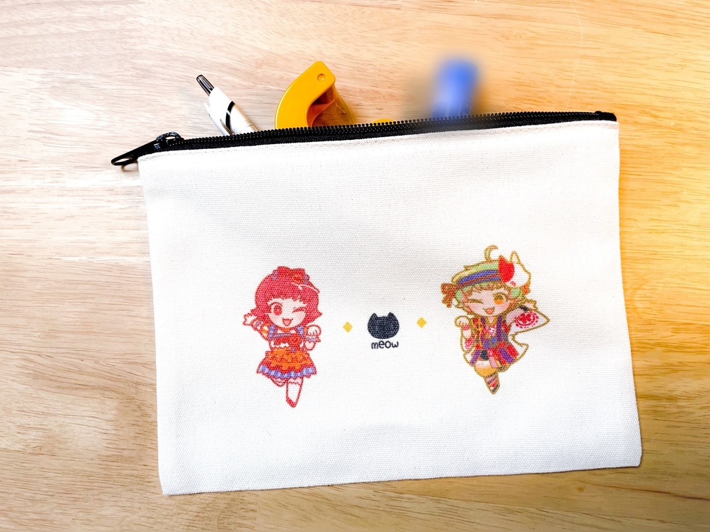 猫んび♪フラットポーチ