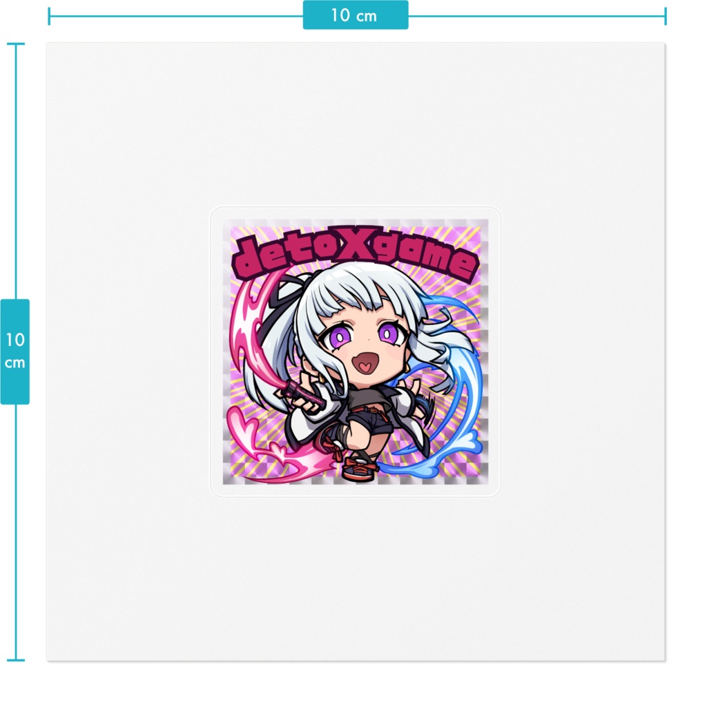 【ビーセイマンシール】detoXgame (ビックリマン風シール)