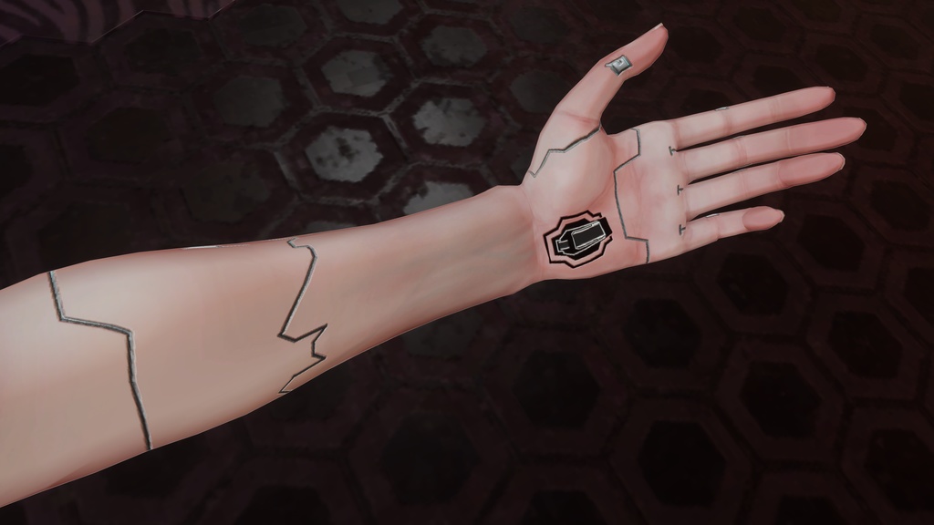 【斑霞素体対応】サイバーウェアテクスチャ