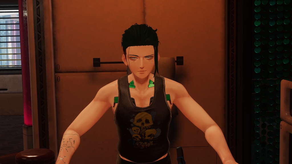 【斑霞素体対応】サイバーウェアテクスチャ