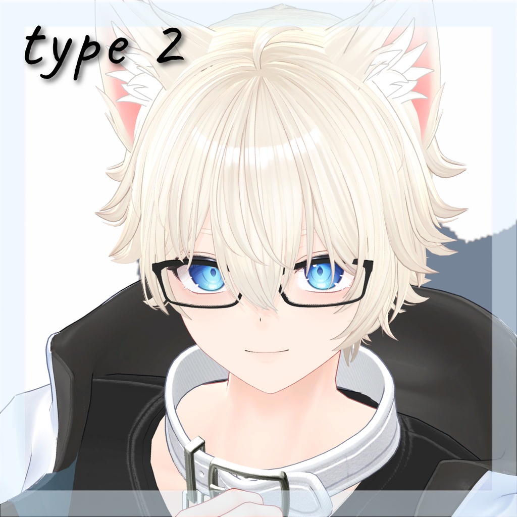 【3アバター対応】Simple Glasses 3type【MA対応】