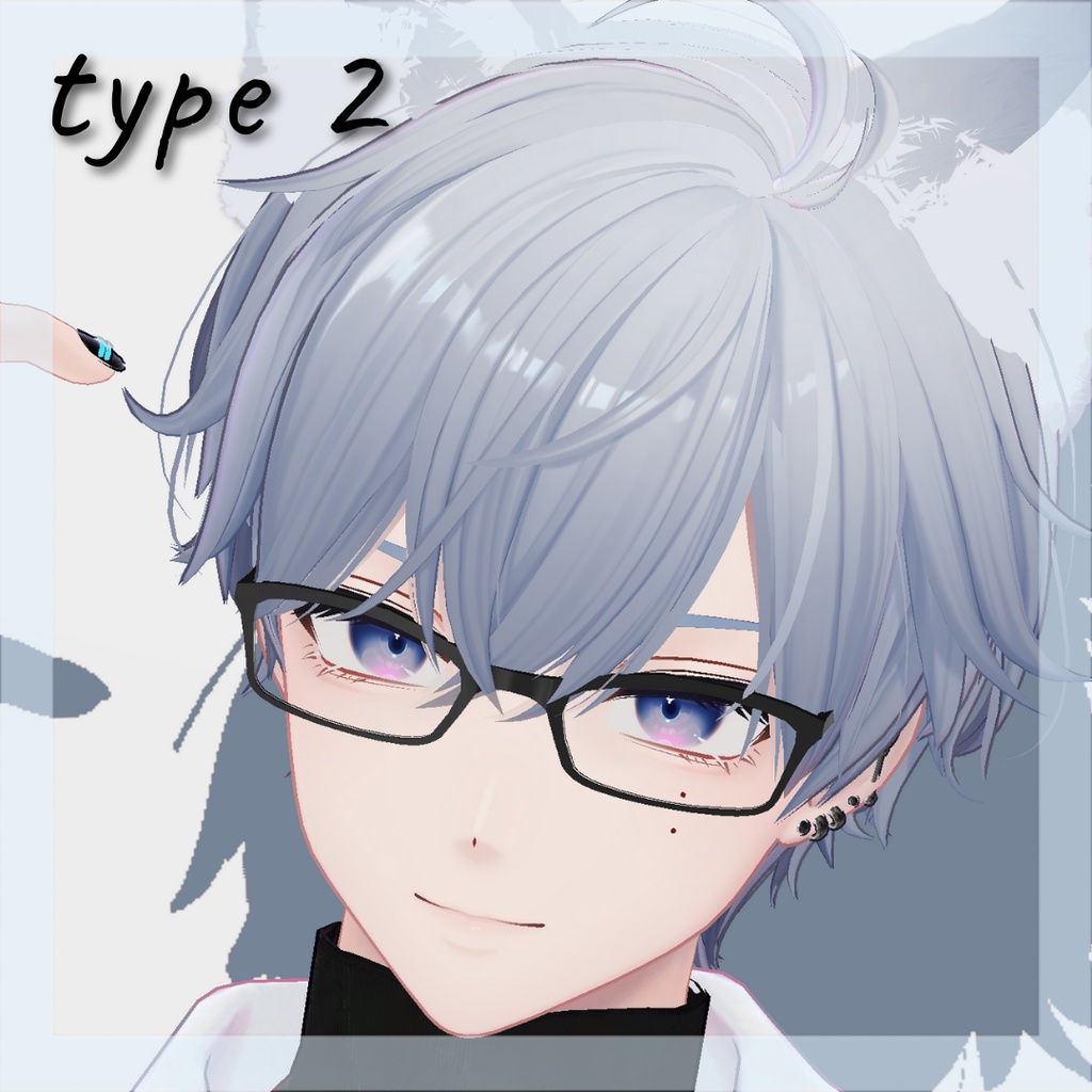 【3アバター対応】Simple Glasses 3type【MA対応】