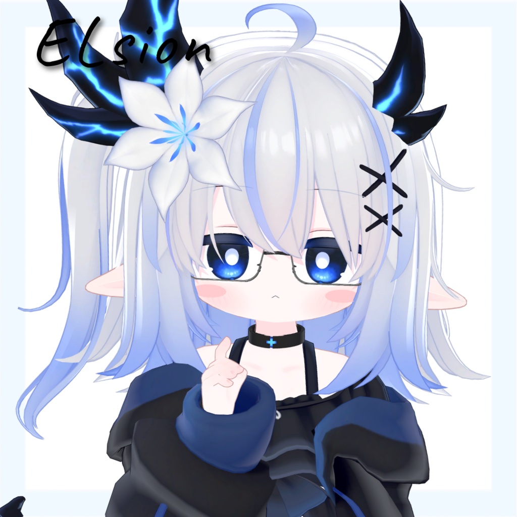 UnderRimGlasses【複数アバター対応】