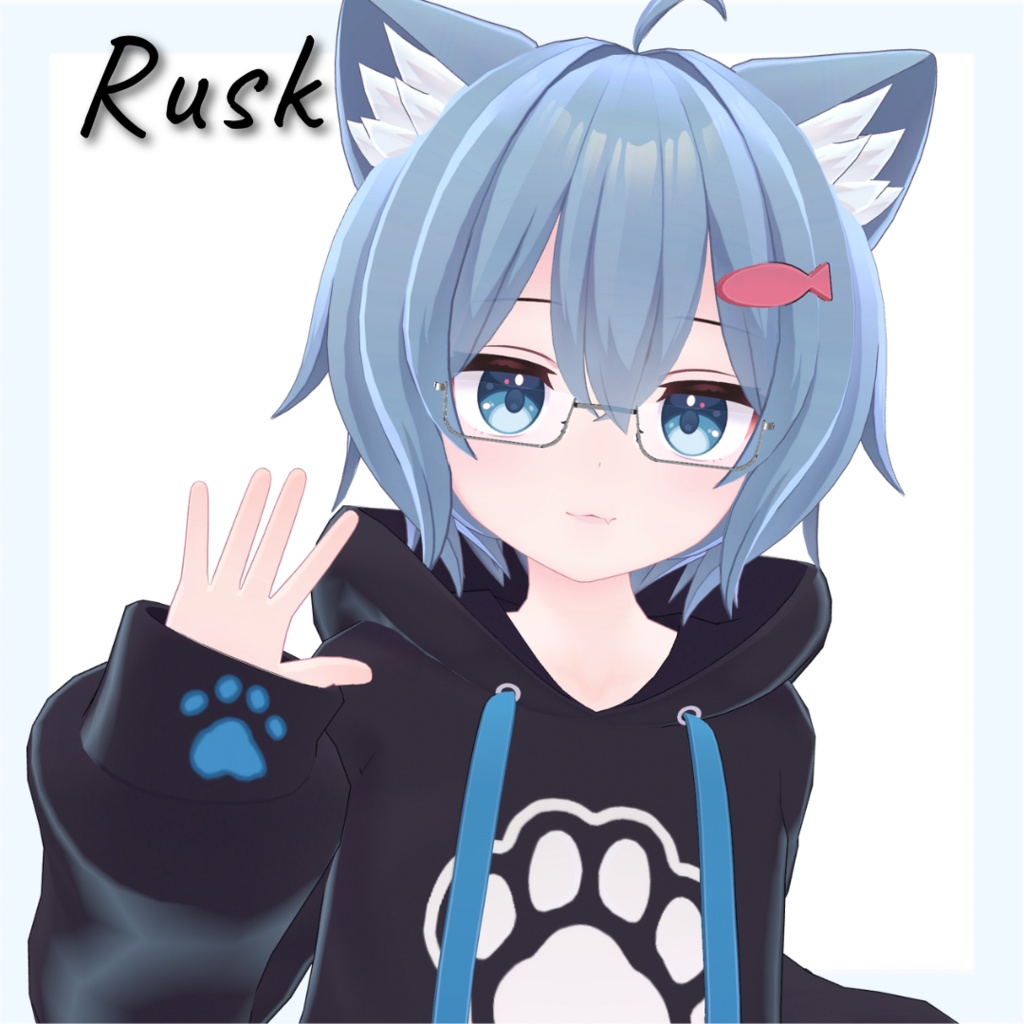 UnderRimGlasses【複数アバター対応】