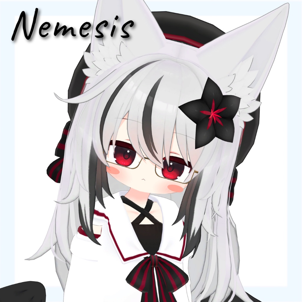 UnderRimGlasses【複数アバター対応】