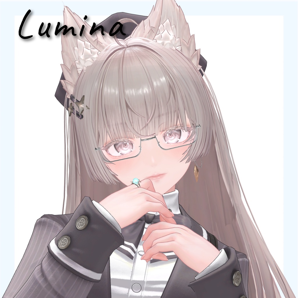 UnderRimGlasses【複数アバター対応】