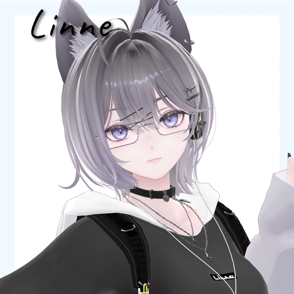 UnderRimGlasses【複数アバター対応】