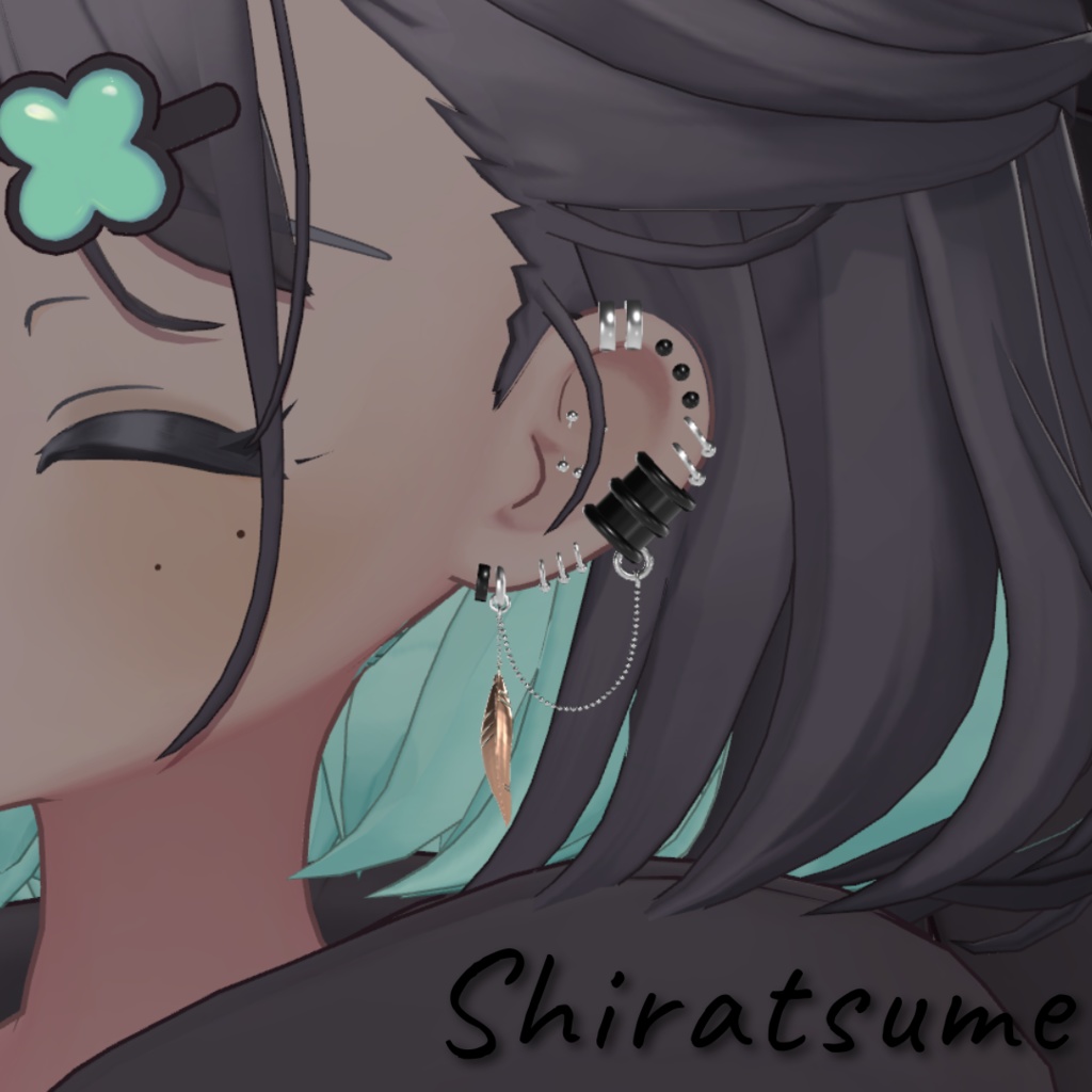 Chain Earring【20アバター対応】