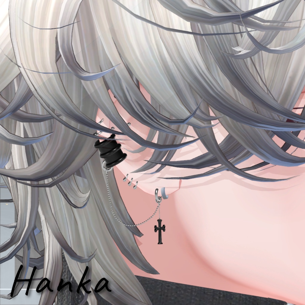 Chain Earring【20アバター対応】