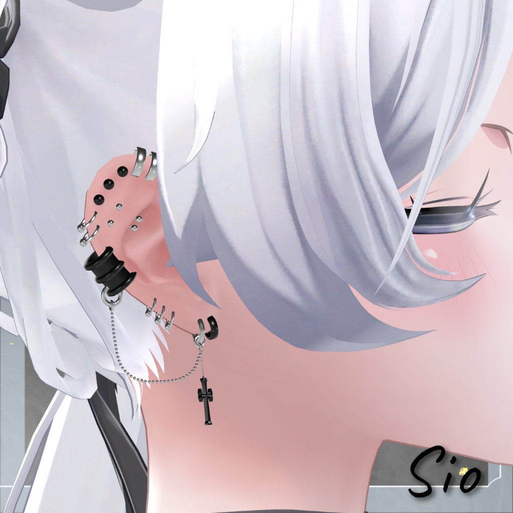 Chain Earring【20アバター対応】