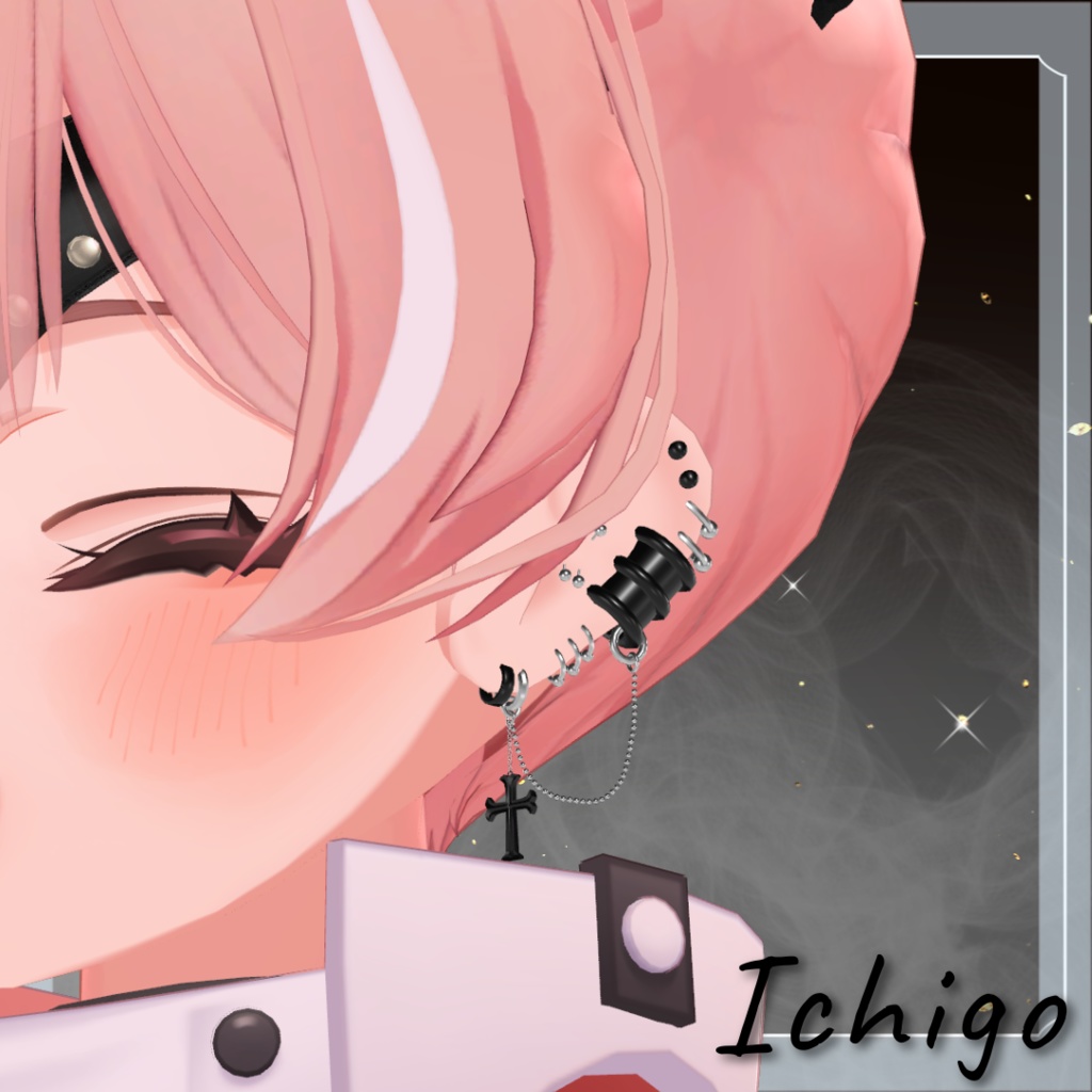 Chain Earring【20アバター対応】