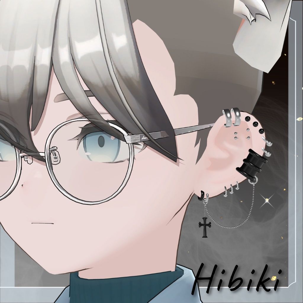 Chain Earring【20アバター対応】