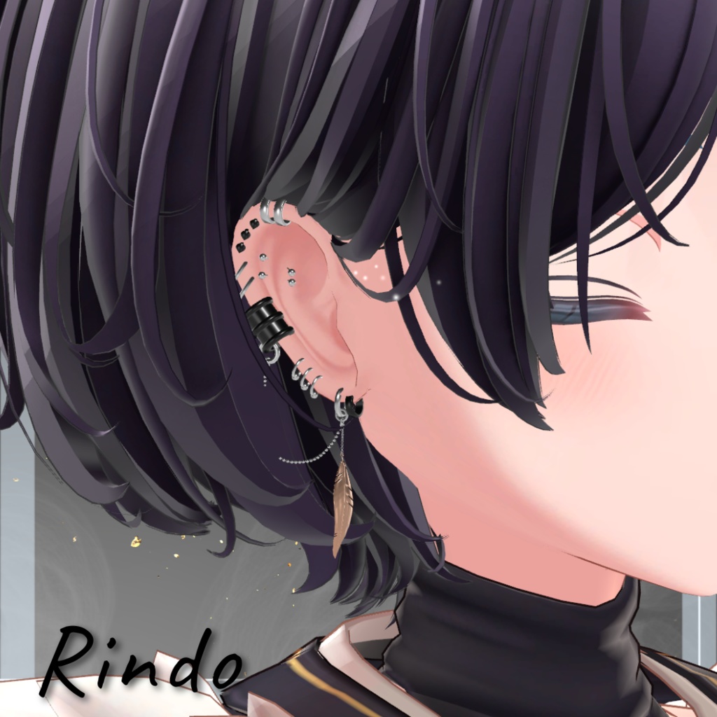 Chain Earring【20アバター対応】