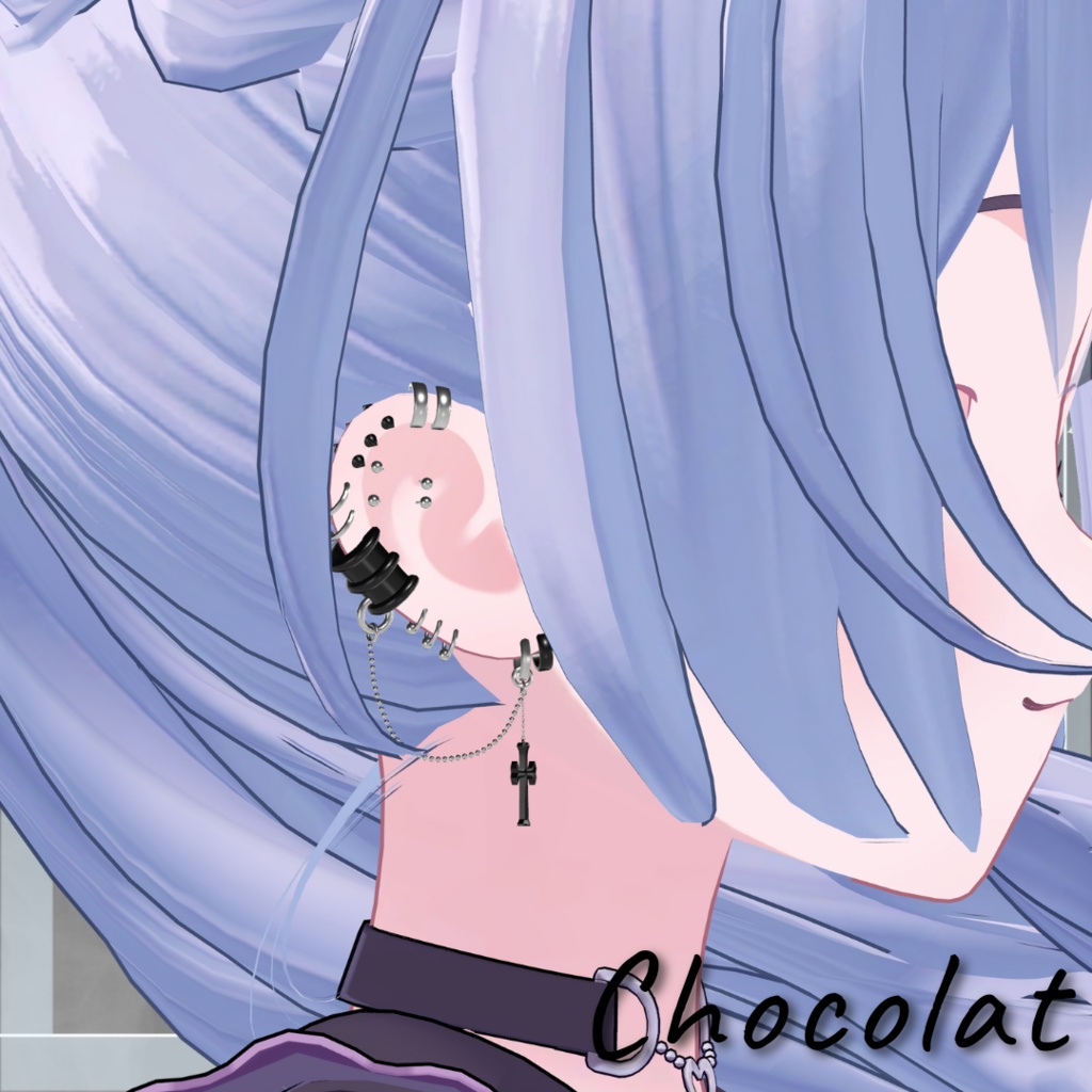 Chain Earring【20アバター対応】