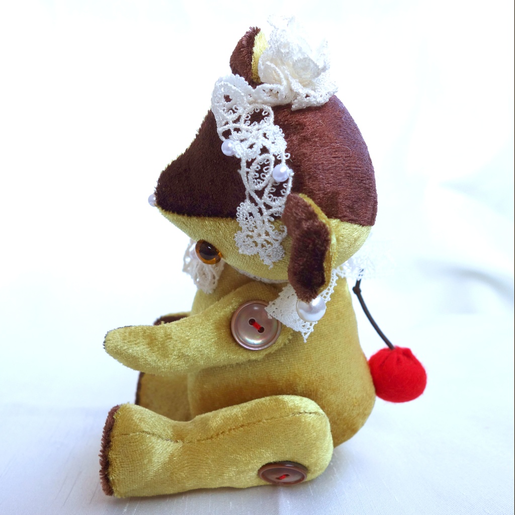 レトロプリンなふたつあたまのテディベア