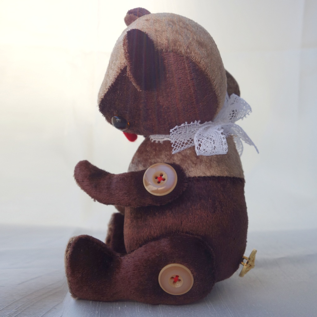 ふたつあたまのテディベア(こげちゃ)