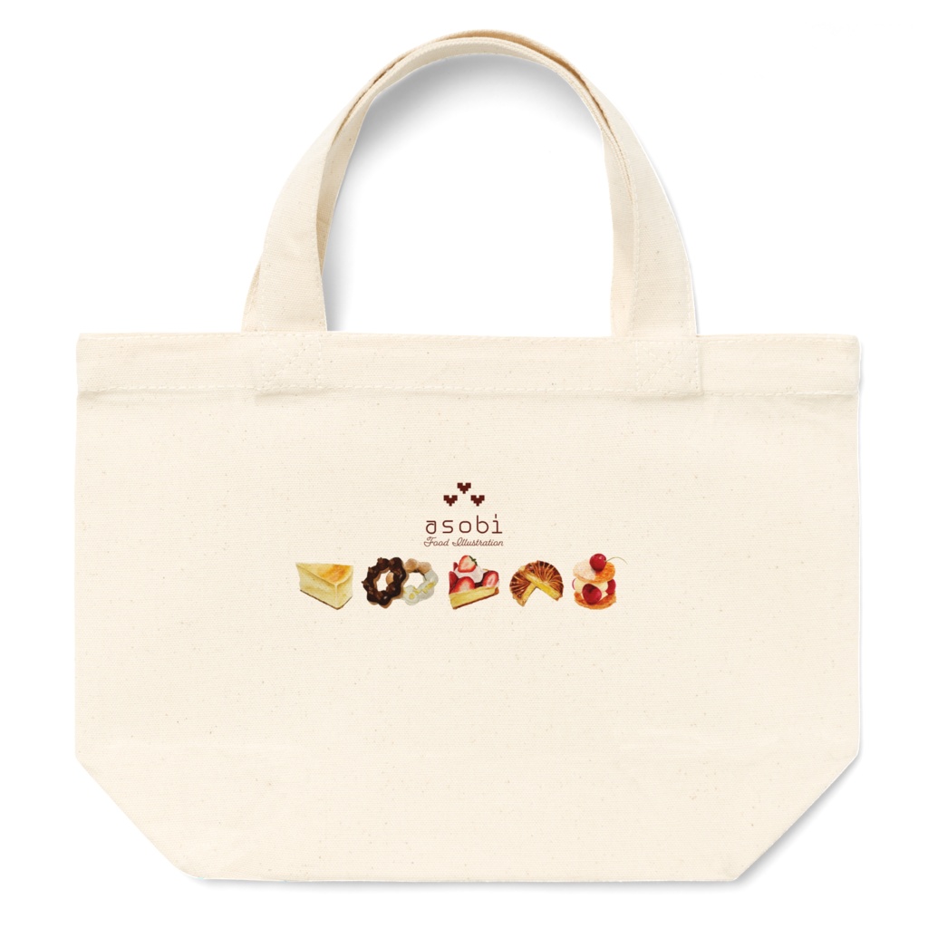 スイーツ好きのためのトートバック［Sサイズ］