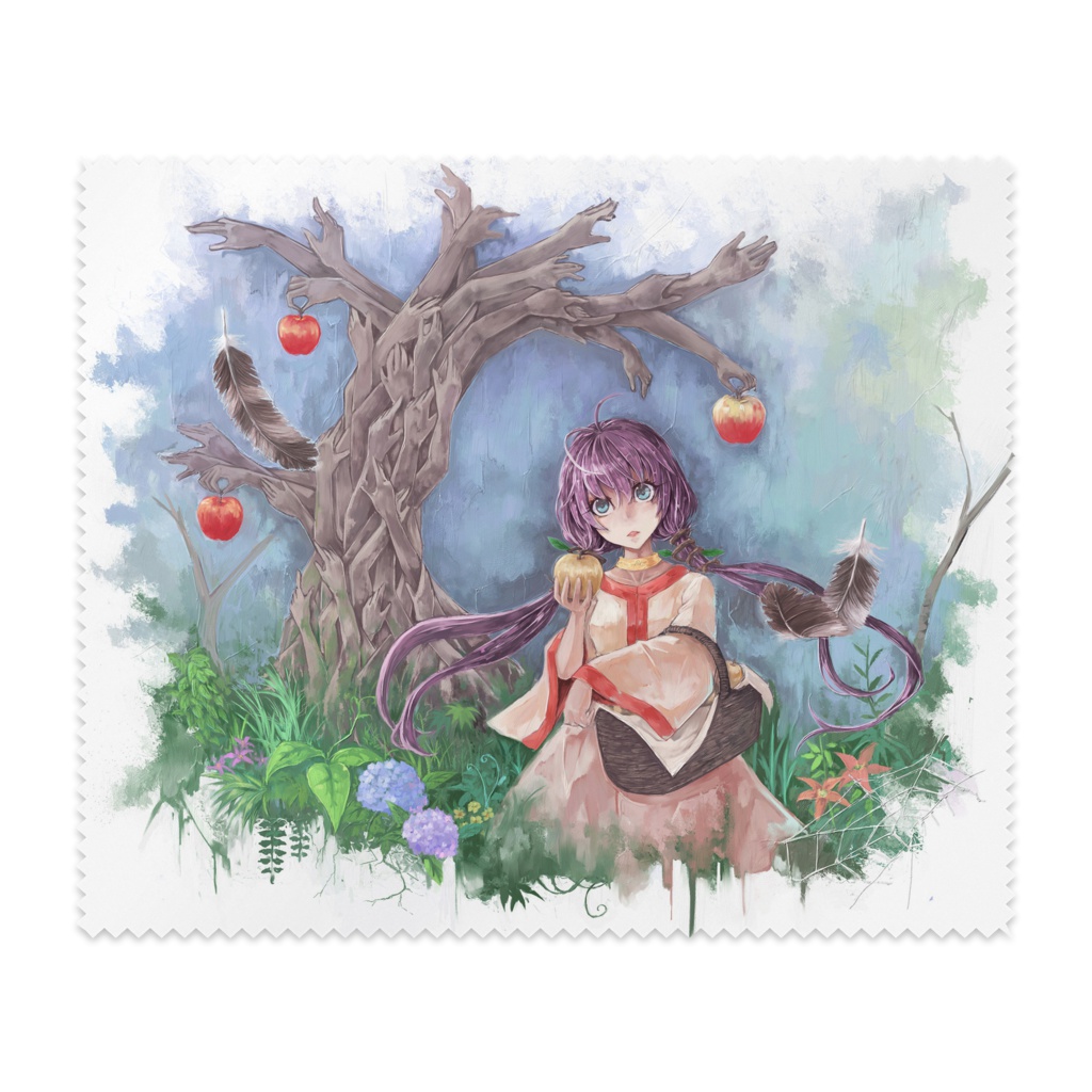 【Delphine Project】金の林檎　メガネ拭き