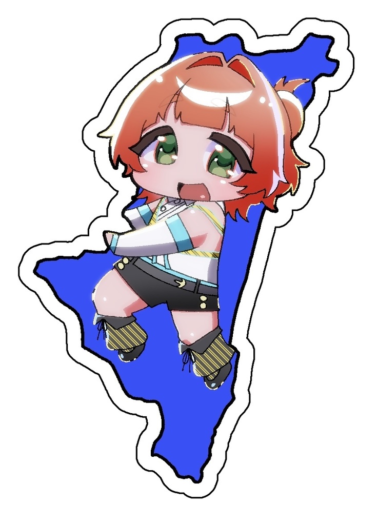 【ハナアカ】ステッカー【宮崎】