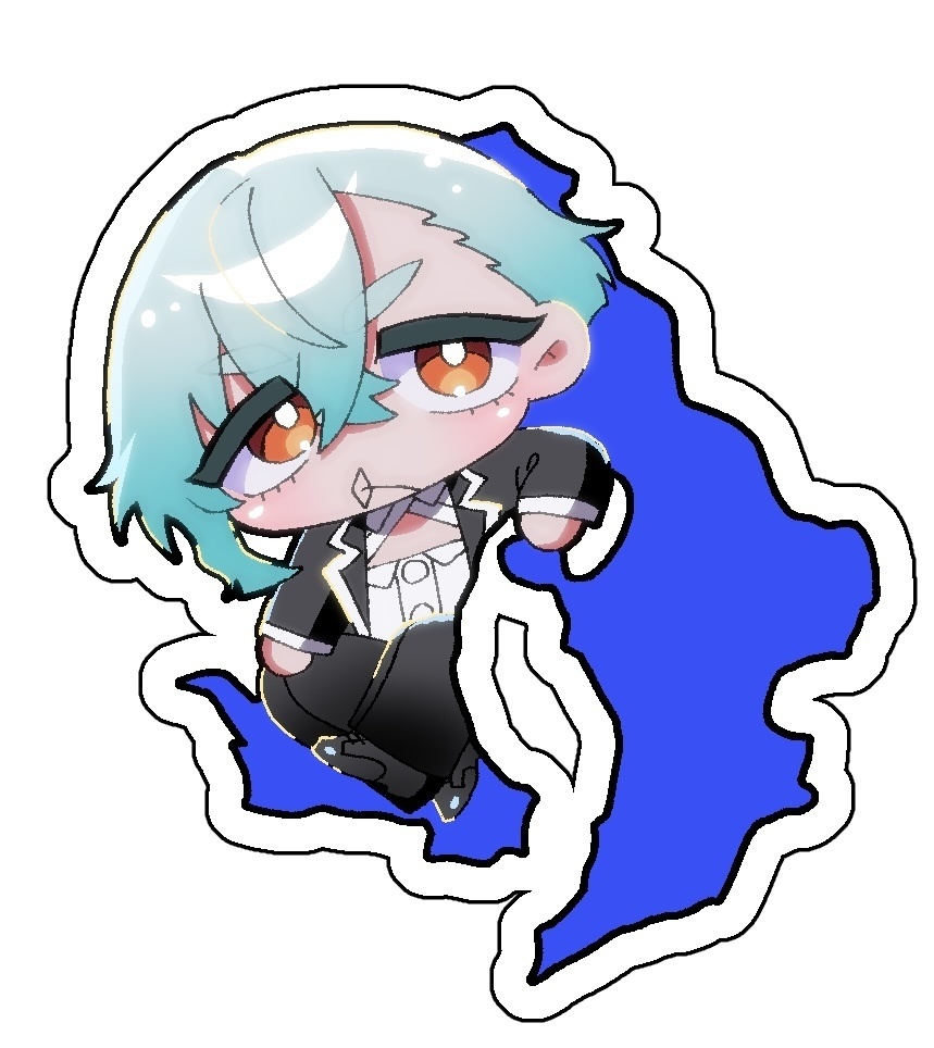 【ハナアカ】ステッカー【鹿児島】