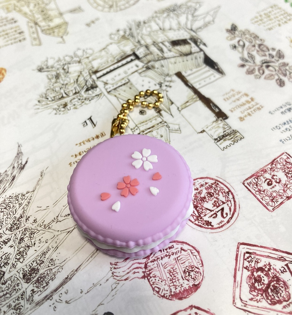 1ククルマカロン【藤紫】