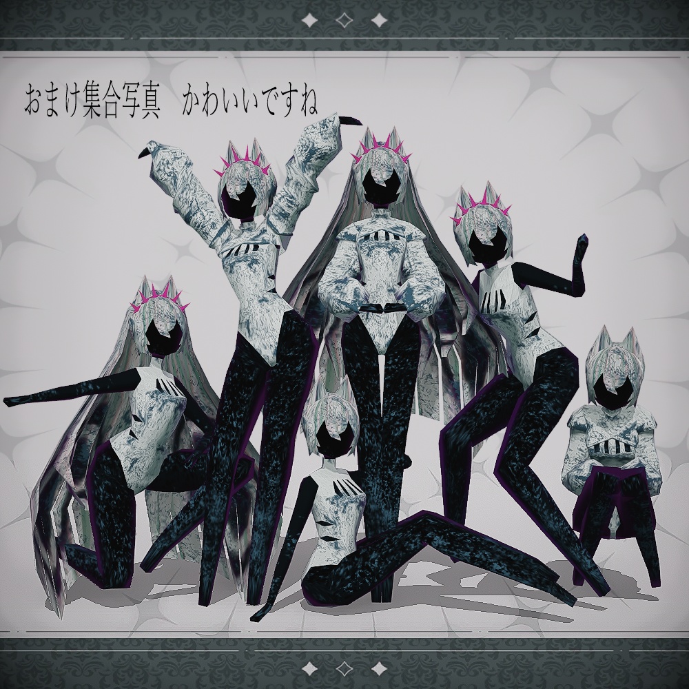 白い蛾/WhiteMoth【オリジナル3Dモデル】