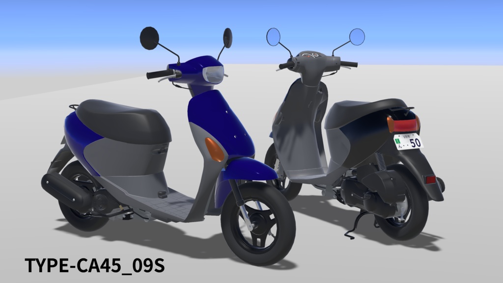 ＜無料＞VRC想定 スクーターTYPE-CA45 VRChat
